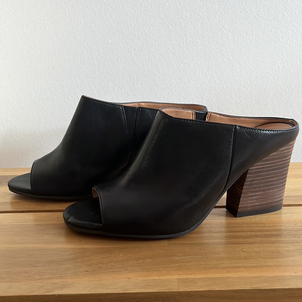 Franco Sarto leather Heeled Sandal 8M - Picture 2 of 8